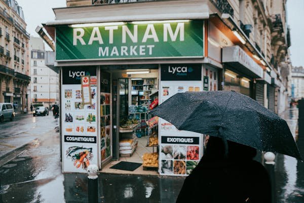 Elevate your style with the Techwear katana umbrella