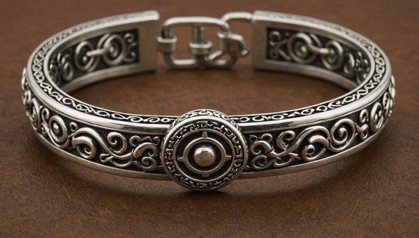 Discover the timeless elegance of silver viking bracelets